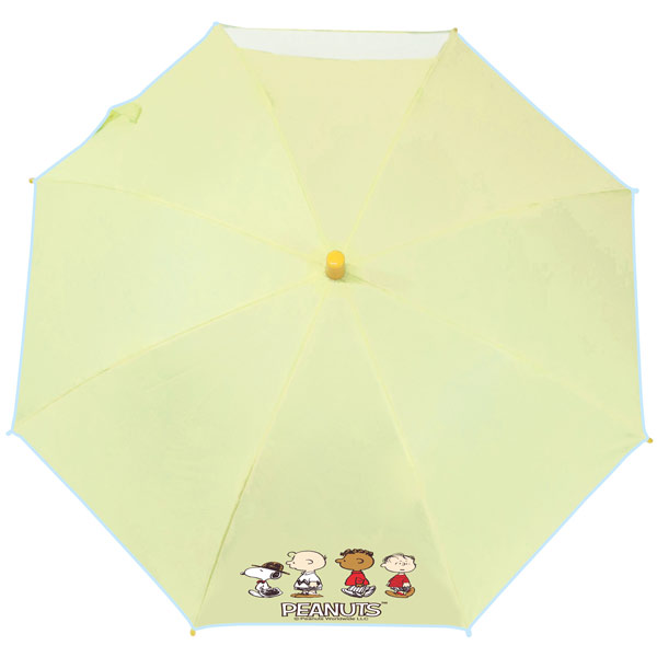 スヌーピー クリーム 98065 子供用 晴雨兼用 長傘 45cm PEANUTS ピーナッツ 雨 日除け 紫外線 レイン 梅雨 外出 携帯 ギフト プレゼント