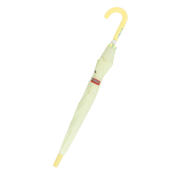 スヌーピー クリーム 98065 子供用 晴雨兼用 長傘 45cm PEANUTS ピーナッツ 雨 日除け 紫外線 レイン 梅雨 外出 携帯 ギフト プレゼント