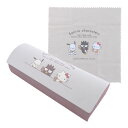 213997 サンリオキャラクターズ クロス付きメガネケース 読書 SANRIO カミオ KAMIO 眼鏡ケース めがねケース 合成皮革 眼鏡拭き ギフト プレ...