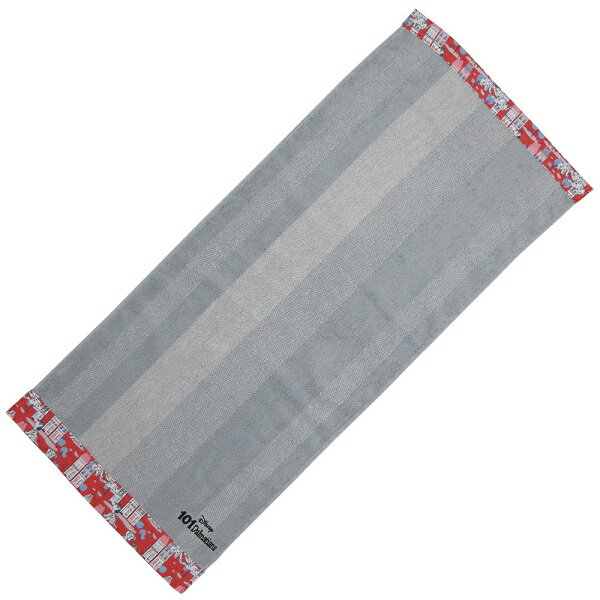 【ネコポス便発送可】2006041100 101匹わんちゃん フェイスタオル ロンドンタウングレー 丸眞 綿 DISNE..