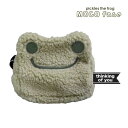 【ネコポス便発送可】202956-24 ピクルス もこフェイス ミニポーチ MOCO face かえるのピクルス bag バッグ 整理 整頓 pickles the frog カエル コインケース コインパース 小銭 リップ 印鑑(4)