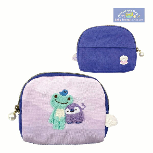 【セール☆4】206626-25 かえるのピクルス 海のおともだち ティッシュポーチ POUCH ポケットティッシュ ..