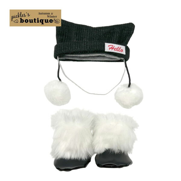 【ネコポス便発送可】215635-25 かえるのピクルス 猫耳帽子&靴セット pickles the frog ピクルス pickles's boutique ...