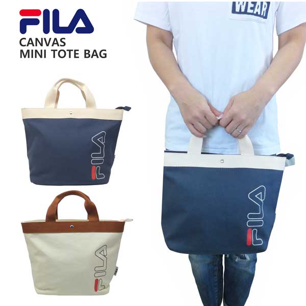 【ネコポス便発送可】FILA フィラ ct-0715 帆布ミニトートバッグ BAG スポーツ カジュアル タウン ファッション おしゃれ 旅行 お出かけ 女性 ブランド ギフト プレゼント