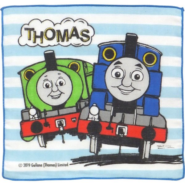 【ネコポス便発送可】13401 きかんしゃトーマス ミニガーゼ3枚セット TOMAS 18×18c...
