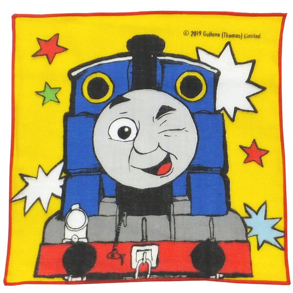 【ネコポス便発送可】13401 きかんしゃトーマス ミニガーゼ3枚セット TOMAS 18×18c...