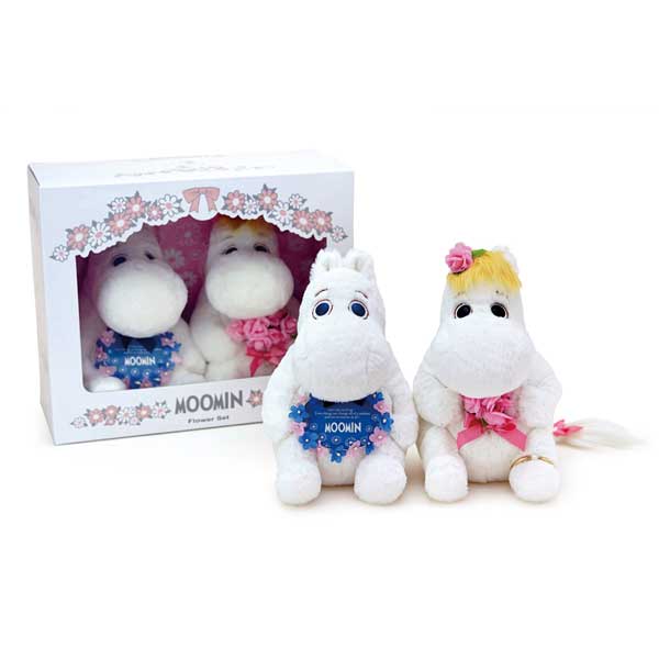 【お取り寄せ】507696/セキグチ/【moomin/ムーミン】/ぬいぐるみ「フラワームーミンセット」/キッズ/子供/ヌイグルミ/人形/インテリア/キャラクター/贈り物/ギフト/プレゼント