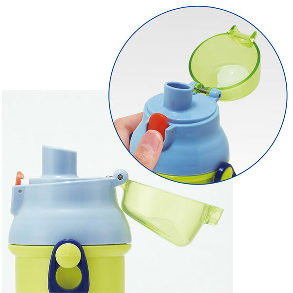 のあのはこぶねのムーミン 入学 入園 日本製 542411 食洗器対応 ワンタッチボトル 480ml 抗菌加工 moomin トーベヤンソン キャラクター 弁当箱 昼食 遠足 運動会 ピクニック 公園 昼食 国産｜アングル2
