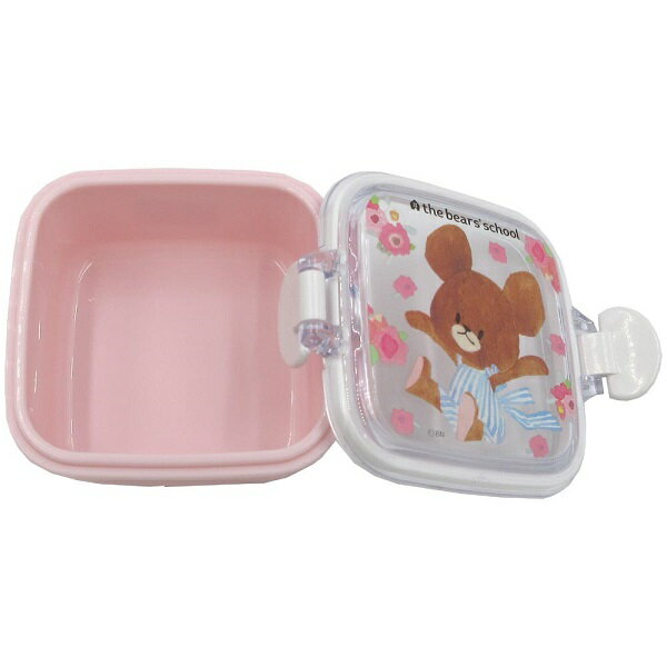 スクエア くまのがっこう デザートケース S18JDCP 抗菌加工 食洗器対応 the bears school ジャッキー jackie 昼食 遠足 運動会 ピクニック 公園 国産 絵本 スクエア キャラクター 弁当箱