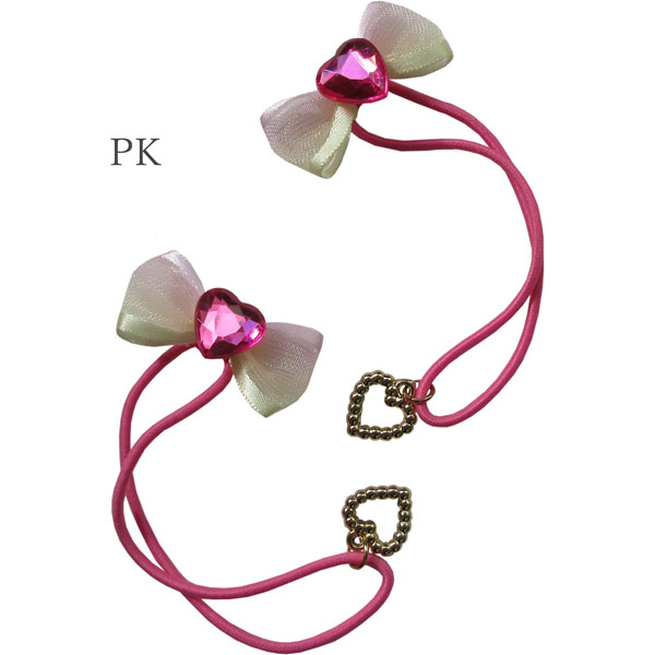 【ネコポス便発送可】PY-735/WILL/【ヘアーアクセサリー】ポニー2P「ヘアゴム」（...