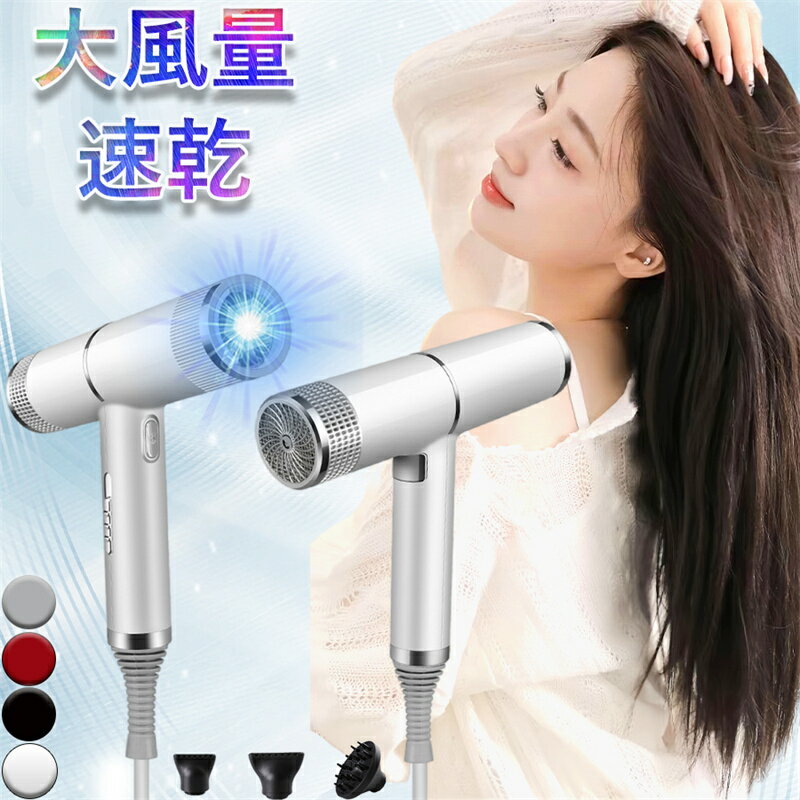 ドライヤー プロ ダメージ軽減 マイナスイオン ヘアドライヤー プロ仕様 ツヤ ドライヤー 高級 ドライヤー 遠赤外線ドライヤー イオンドライヤー 大風量 静音...