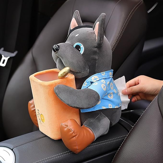 車 ゴミ箱 カー用品 車内 ティッシュケース 収納ボックス 車 シートバックポケット...