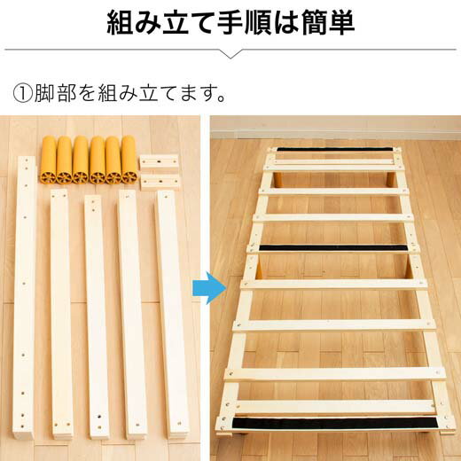脚付きマットレスベッド【圧縮梱包で搬入・組立楽々/引越し・新生活に/セミダブル・ダブルご用意/シンプルデザイン】セミシングルインテリア・寝具・収納ベッドその他