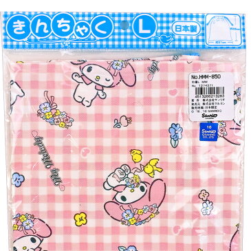 マイメロ 【タータン】 2019年新作 巾着L / パジャマバッグ マイメロディ