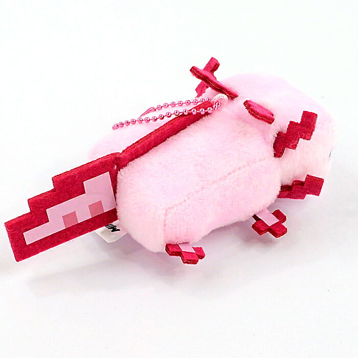 マインクラフト ボールチェーンマスコット ウーパールーパー ピンク / ぬいぐるみ Minecraftの商品画像 3