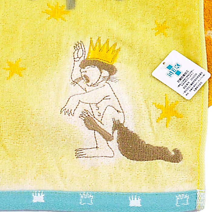 フェイスタオル かいじゅうたちのいるところ 国内正規ライセンス品 / 最高級フェイスタオル モ−リス・センダ−ク nobeka-10018621 Nobeka サンプル画像3