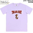レディースTシャツ トムとジェリー 【パープル】 2024年版 / トム&ジェリー 半袖Tシャツ Tシャツ シャツ 半T 半袖 トムとジェリーTシャツ