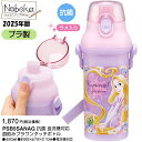 ラプンツェル プラボトル 2025年版 【PSB5SANAG】/ スケーター 480ml 直飲みプラワンタッチボトル 水筒 ランチ ディズニー プリンセス ラプ...