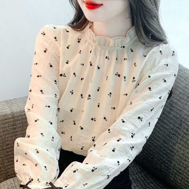 シャツブラウスレディーストップスフ...