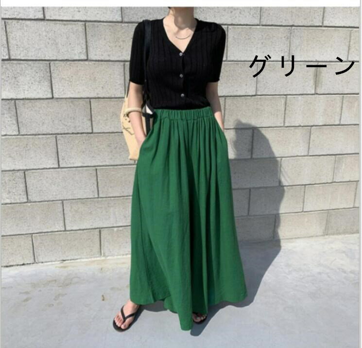 【送料無料】 パンツ ワイドパンツ スカーチョ ガウチョパンツ 体型カバー春夏秋冬...