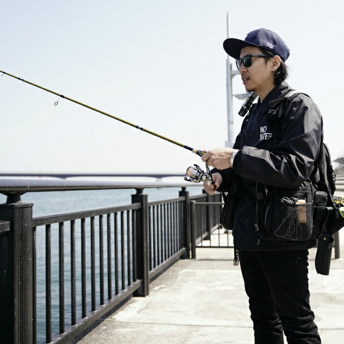 [NOBiTER/ノーバイター]男女兼用ノーバイターロゴコーチジャケット nbt182013 ブラック 黒 M L LL ナイロンジャケット フィッシング ジャケット 釣り