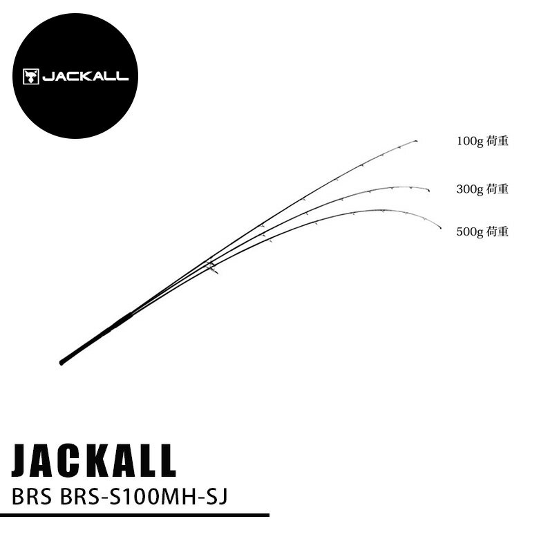 ジャッカル BRS BRS-S100MH-SJ 釣り 釣 釣り竿 ロッド 竿 フィッシング アウトドア