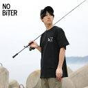 NOBiTER ノーバイターx DECADEWORKS ディケイドワークス コラボレーション 半袖 Tシャツ typeA nbt184039 限定品 ヘビーウェイト 厚手 生地 洗濯に強い コットン 綿100％ ユニセックス 男女兼用 黒 白 ブラック ホワイト M L フィッシング 釣り アウトドア キャンプ