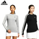 アディダス スリーストライプ 長袖クルーネックセーター TS791 レディス セーター ニット レディース adidas