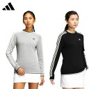 アディダス スリーストライプ 長袖クルーネックセーター TS791 レディス セーター ニット レディース adidas
