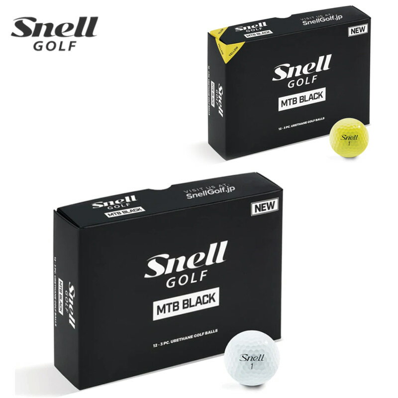 スネルボール ブラック ゴルフ ボール スネルゴルフ マイツアー BLACK Snell GOLF MTB　MY TOUR BALL　snell スネル 1ダース