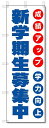 のぼり のぼり旗 新学期生募集中 (W600×H1800)学習塾