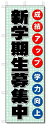 のぼり のぼり旗 新学期生募集中 (W600×H1800)学習塾