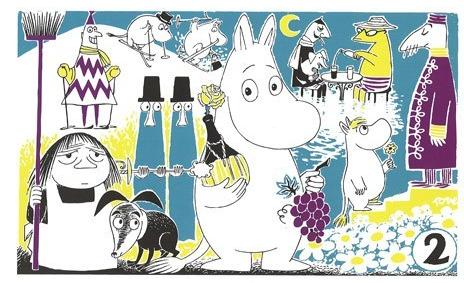 ムーミン【ミニポスター】 コミック表紙　NO.2　PUTINKI社製