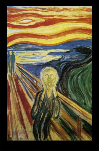 ポスター　610X915mm　Edvard Munch The Scream