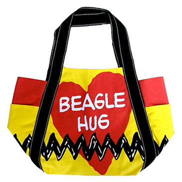 【SNOOPY'S BEAGLE HUG】PEANUTS バルーンバッグ (L) ハートハグ SNAP674