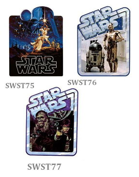 STAR WARS スターウォーズ BIGステッカー 3種組 SPACE/R2D2&C3PO/ハンソロ&チューバッカ