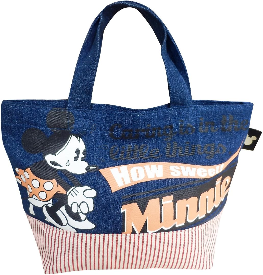 ディズニー ミニーマウス デニムランチバッグ