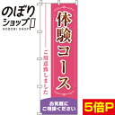 【全国一律送料341円】 のぼり旗 体験コース 0330095IN