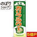 【全国一律送料341円】 のぼり旗 カリフラワー 緑 0100144IN