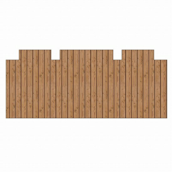 イベントキャビンスカート （木目縦） No.44045 （受注生産品・キャンセル不可）