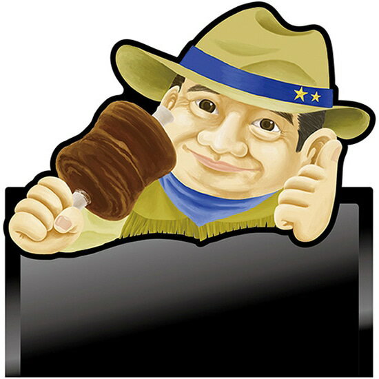 楽天のぼりストア　楽天市場店デコレーションパネル 人物 シェフ 肉 No.63449（受注生産品・キャンセル不可）