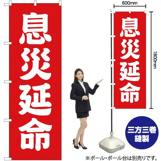 息災延命 のぼり AKB-205（受注生産品・キャンセル不可）