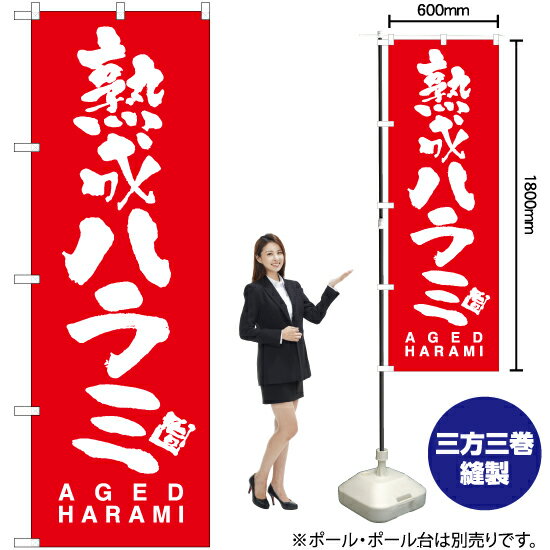 熟成ハラミ AGED HARAMI のぼり AKB-764（受注生産品・キャンセル不可）(3)