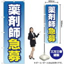 【3枚まで送料297円 】 薬剤師急募 のぼり GNB-3232 (受注生産品・キャンセル不可)(3)