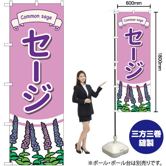 セージ のぼり GNB-4004 （受注生産品・キャンセル不可）
