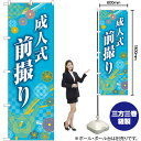 成人式前撮り (青) のぼり GNB-4062 (受注生産品・キャンセル不可)
