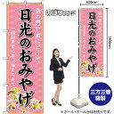 【3枚まで送料297円】日光のおみやげ （ピンク） のぼり GNB-4917（受注生産品・キャンセル不可）