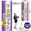 のぼり旗 宇宙葬プラン 相談会随時開催中 (紫) GNB-6659 (受注生産品・キャンセル不可)(3)