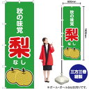 秋の味覚 梨(緑) のぼり JA-261(受注生産品・キャンセル不可)