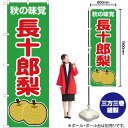 秋の味覚 長十郎梨(緑) のぼり JA-273(受注生産品・キャンセル不可)